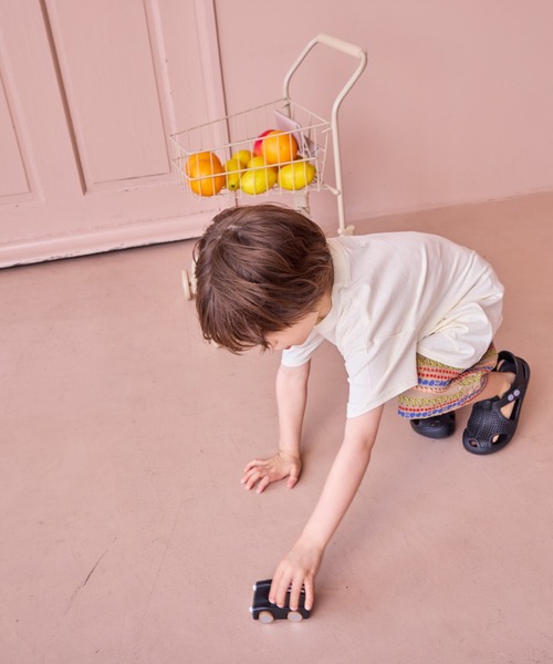 Life Support Products（ライフサポートプロダクツ）の「S/S グラフィックTee（Tシャツ/カットソー・キッズ・ブルー/ホワイト系その他/マスタード/ライトピンク/杢グレー/ラベンダー/チャコール/オフホワイト/ブラック/カーキ・90/110/120/80/130/95/140/100/150）」の22枚目の写真