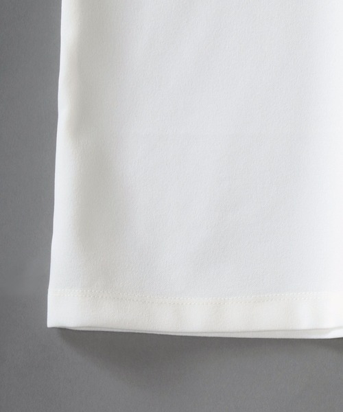 SITRY（シトリー）の「Amunzen Big Silhouette No Sleeve Shirt/UVカット 梨地 ビッグシルエット ノースリーブシャツ タンクトップ（タンクトップ・メンズ・グレイッシュブルー/ダークグリーン/ベージュ/チャコール/オフホワイト/ブラック・L/M/LL）」の10枚目の写真