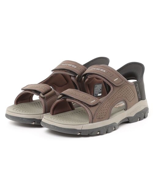 SKECHERS(スケッチャーズ)の「《SKECHERS》TRESMEN - REECE(サンダル・メンズ・チョコ/チャコールグレー/ブラック・26.0cm/27.0cm/28.0cm/25.0cm)」の3枚目の写真