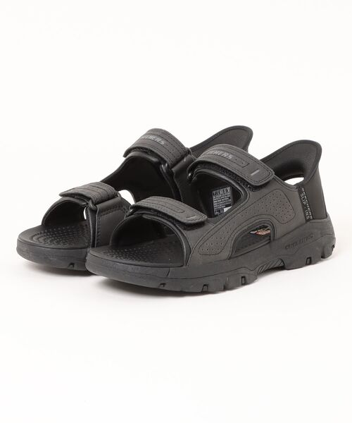 SKECHERS(スケッチャーズ)の「《SKECHERS》TRESMEN - REECE(サンダル・メンズ・チョコ/チャコールグレー/ブラック・26.0cm/27.0cm/28.0cm/25.0cm)」の1枚目の写真