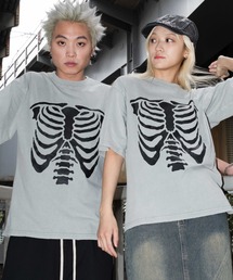 SHORT ROUND | SHORT ROUND/ブリーチボーングラフィックT(Tシャツ/カットソー)