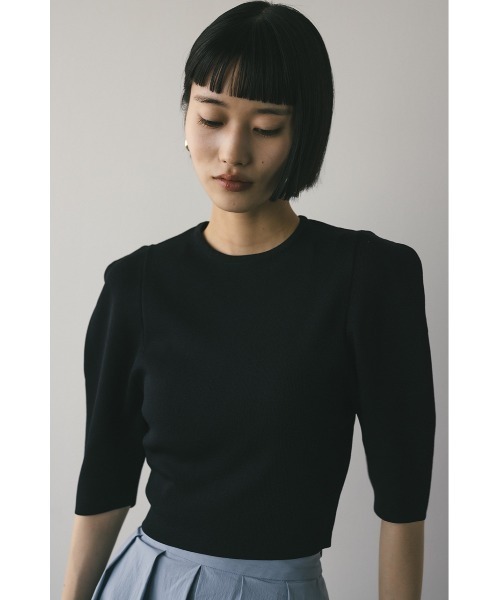 ARCHIVIO 黒 ニットセーター サイズM ポロニット PULLOVER（ニット／セーター）｜CITYSHOP（シティ