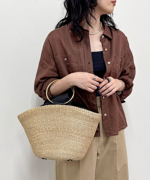 COTTO（コトゥー）の「【COTTO/コット】 リングハンドルアバカトート