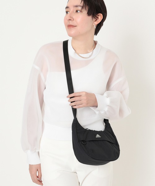 GREGORY(グレゴリー)の「スージーハーフムーンショルダーS SUSZY HALFMOON SHOULDER S アイボリーホワイト(ショルダーバッグ・レディース・アイボリー・ONE SIZE)」の2枚目の写真