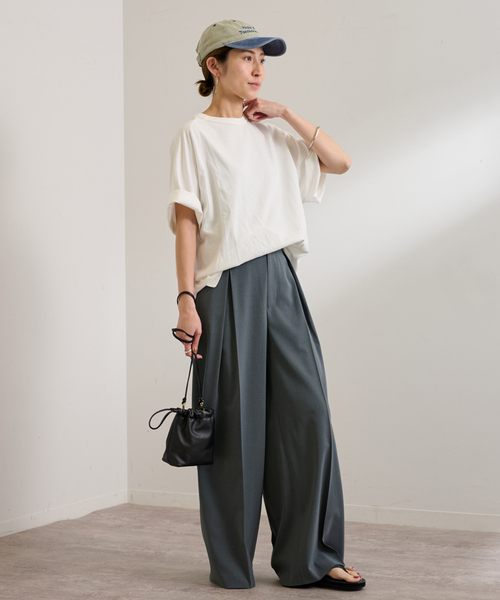 FRAMeWORK（フレームワーク）の「AULENTTI/オウレンティ miniキンチャクSHOULDER（ショルダーバッグ・レディース・ブラック/ボルドー/ゴールド/シルバー・FREE）」の12枚目の写真