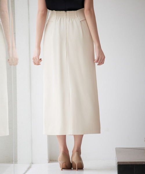 ビッグリボンロングタイトスカート（スカート）｜SAISON DE PAPILLON