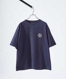 バックプリント グラフィック 半袖Tシャツ / オーバーサイズ / LE TRIO ABAHOUSE