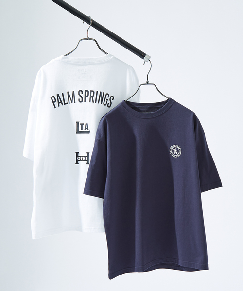 バックプリント グラフィック 半袖Tシャツ/オーバーサイズ/LE TRIO AB バックプリント グラフィック 半袖Tシャツ / オーバーサイズ