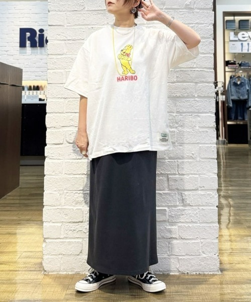 Right-on（ライトオン）の「【DISCUS ATHLETIC】【 限定展開 】 「 HARIBO 」プリント T シャツ（Tシャツ/カットソー・レディース・ブラック/その他6/その他1/その他5/その他2/ホワイト・M）」の10枚目の写真