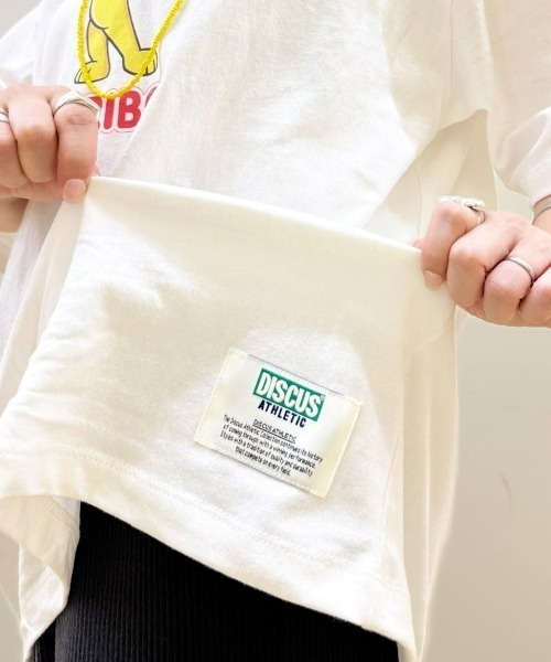 Right-on（ライトオン）の「【DISCUS ATHLETIC】【 限定展開 】 「 HARIBO 」プリント T シャツ（Tシャツ/カットソー・レディース・ブラック/その他6/その他1/その他5/その他2/ホワイト・M）」の8枚目の写真