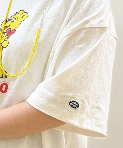 Right-on（ライトオン）の「【DISCUS ATHLETIC】【 限定展開 】 「 HARIBO 」プリント T シャツ（Tシャツ/カットソー・レディース・ブラック/その他6/その他1/その他5/その他2/ホワイト・M）」の7枚目の写真