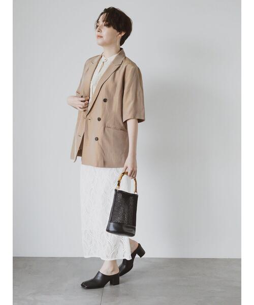 Te chichi CLASSIC（テチチクラシック）の「ウェーブケミカルレースナロースカート（セットアップ可）《2025summer catalog item》（スカート・レディース・オフホワイト・F）」の8枚目の写真