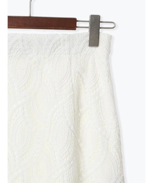 Te chichi CLASSIC（テチチクラシック）の「ウェーブケミカルレースナロースカート（セットアップ可）《2025summer catalog item》（スカート・レディース・オフホワイト・F）」の14枚目の写真