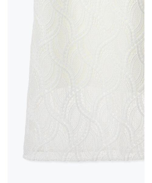 Te chichi CLASSIC（テチチクラシック）の「ウェーブケミカルレースナロースカート（セットアップ可）《2025summer catalog item》（スカート・レディース・オフホワイト・F）」の15枚目の写真