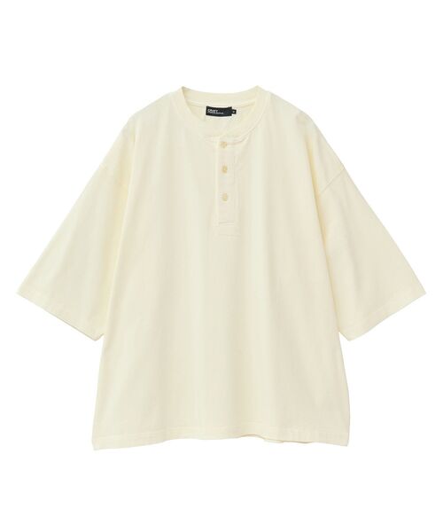 CRAFT STANDARD BOUTIQUE(クラフトスタンダードブティック)の「ヴィンテージ加工 ヘンリーTEE(Tシャツ/カットソー・メンズ・グレー/ブルー/アイボリー/ブラック・M/L/XL)」の21枚目の写真