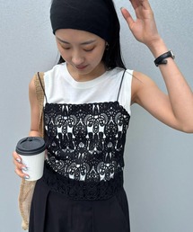 BABYLONE | コード刺繍キャミ(キャミソール)