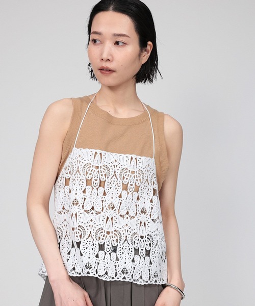 BABYLONE（バビロン）の「コード刺繍キャミ（キャミソール）」 - WEAR