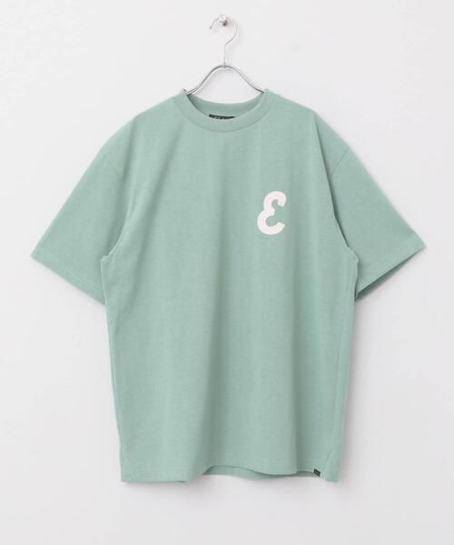 EKAL（エカル）の「『UR TECH ひやサラクール』EロゴプリントTシャツ（Tシャツ/カットソー・メンズ・スミクロ/ミント/ホワイト・MEDIUM/LARGE）」の21枚目の写真