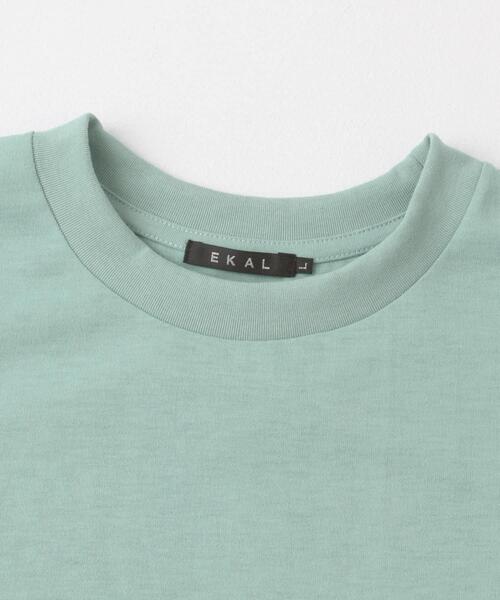 EKAL（エカル）の「『UR TECH ひやサラクール』EロゴプリントTシャツ（Tシャツ/カットソー・メンズ・スミクロ/ミント/ホワイト・MEDIUM/LARGE）」の20枚目の写真