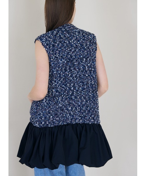 セール】ニットドッキングミニワンピース（ワンピース）｜COEL（コエル