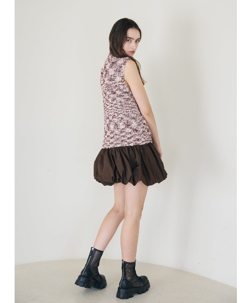 セール】ニットドッキングミニワンピース（ワンピース）｜COEL（コエル