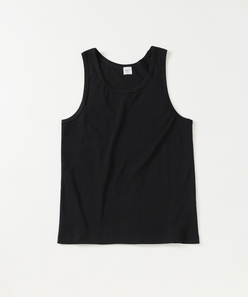 EDIFICE(エディフィス)の「サーキュラーリブ タンクトップ(タンクトップ・メンズ・スカイブルー/ブラック/チャコールグレー/ホワイト・MEDIUM/LARGE)」の3枚目の写真