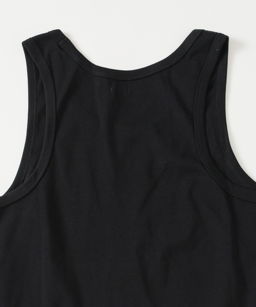 EDIFICE(エディフィス)の「サーキュラーリブ タンクトップ(タンクトップ・メンズ・スカイブルー/ブラック/チャコールグレー/ホワイト・MEDIUM/LARGE)」の9枚目の写真