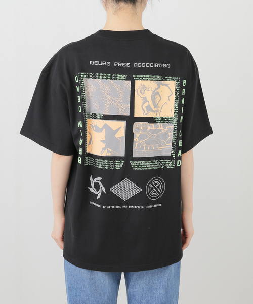【BRAIN DEAD】ブレインデッド Neuro Free Association Tee T-shirt neuro free association - Family 3.0