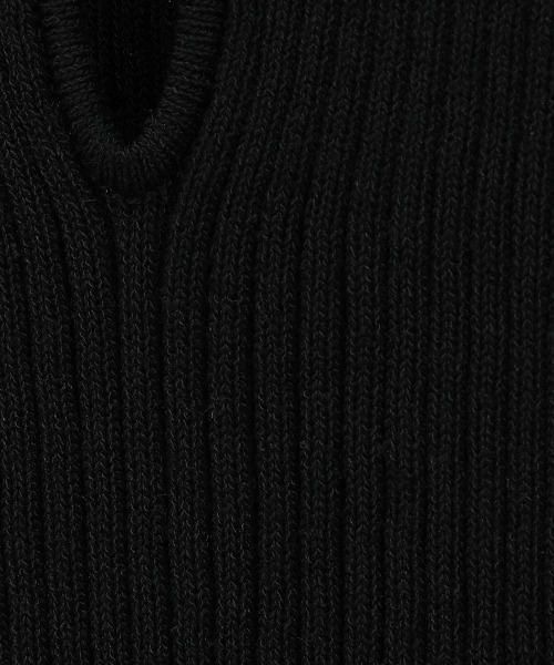 CLANE(クラネ)の「【CLANE/クラネ】W FACE HALL KNIT TOPS/ニットトップス/ノースリーブ/タンクトップ(タンクトップ・レディース・オレンジ/ブルー/ブラック・1)」の6枚目の写真