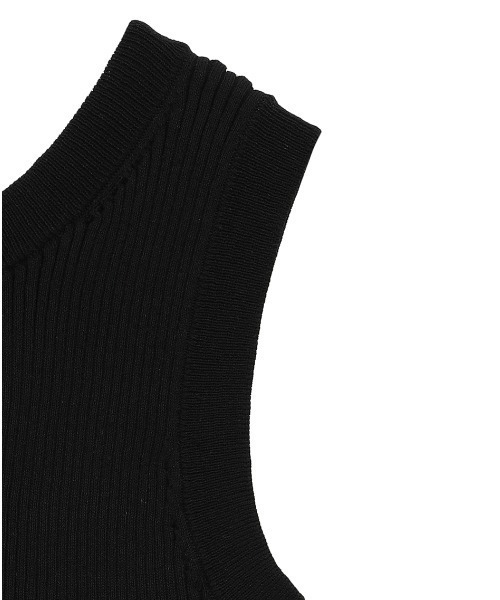 CLANE(クラネ)の「【CLANE/クラネ】W FACE HALL KNIT TOPS/ニットトップス/ノースリーブ/タンクトップ(タンクトップ・レディース・オレンジ/ブルー/ブラック・1)」の5枚目の写真