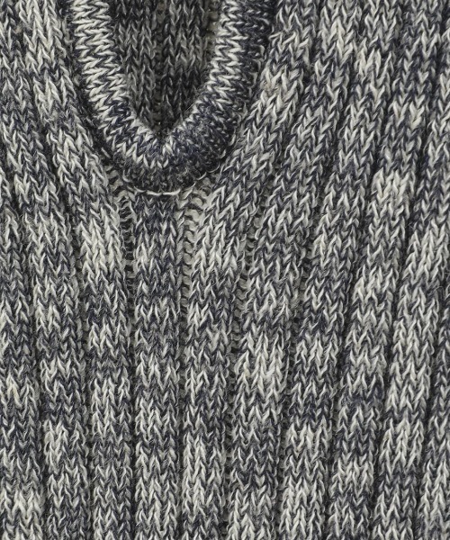 CLANE(クラネ)の「【CLANE/クラネ】W FACE HALL KNIT TOPS/ニットトップス/ノースリーブ/タンクトップ(タンクトップ・レディース・オレンジ/ブルー/ブラック・1)」の9枚目の写真