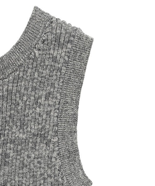 タンクトップ ノースリーブ 「CLANE/クラネ」W FACE HALL KNIT TOPS/ニットトップス/ノースリーブ/タンクトップ レディース CLANE タンクトップ ノースリーブ 「CLANE/クラネ」W FACE HALL