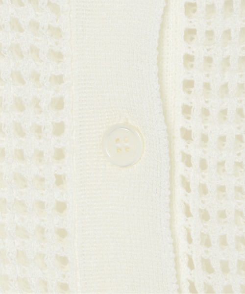 HELIOPOLE（エリオポール）の「POLO KNIT PULLOVER（ポロシャツ・レディース・アイボリー/ブラック・38）」の6枚目の写真