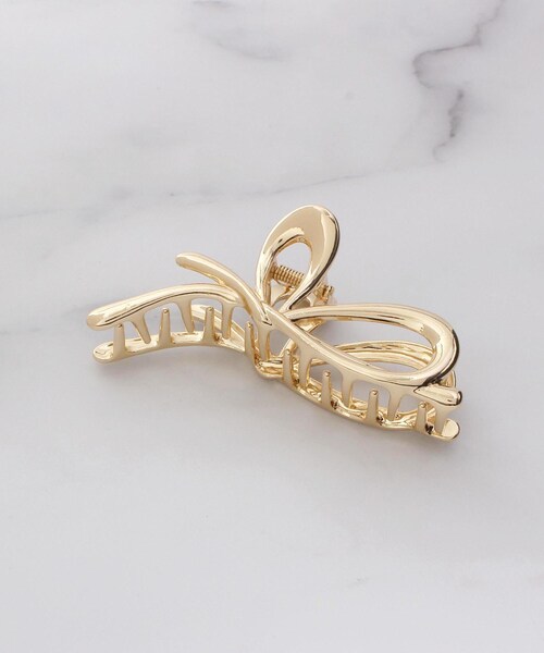 ITS'DEMO（イッツデモ）の「ニュアンスリボンメタルバンス（その他ヘアアクセサリー・レディース・ゴールド/シルバー・00）」の4枚目の写真