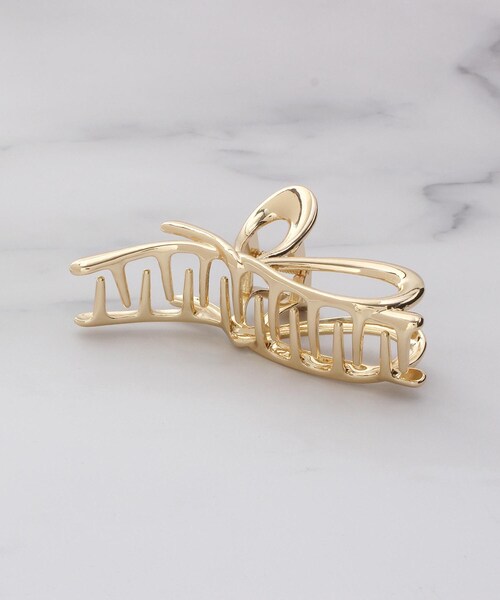 ITS'DEMO（イッツデモ）の「ニュアンスリボンメタルバンス（その他ヘアアクセサリー・レディース・ゴールド/シルバー・00）」の5枚目の写真