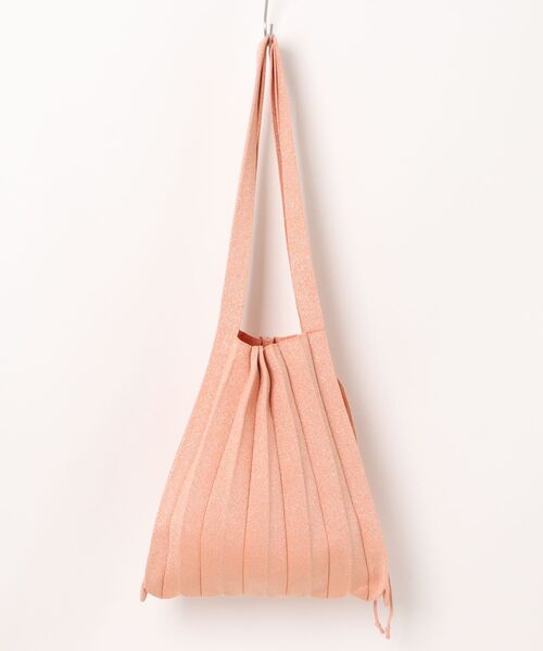 JOSEPH AND STACEY(ジョセフアンドステイシー)の「ラッキープリーツニットスターリー(M)(トートバッグ・レディース・ブラック/ベビーピンク/スカイブルー/ピンク/ベージュ/レッド系その他/ネイビー/カーキ/シルバー・M)」の7枚目の写真