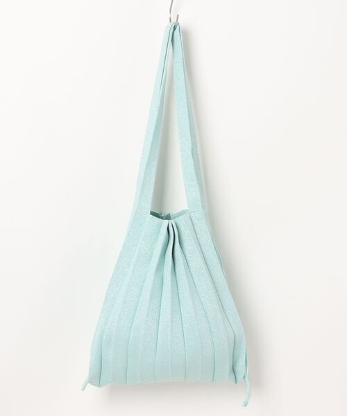 JOSEPH AND STACEY(ジョセフアンドステイシー)の「ラッキープリーツニットスターリー(M)(トートバッグ・レディース・ブラック/ベビーピンク/スカイブルー/ピンク/ベージュ/レッド系その他/ネイビー/カーキ/シルバー・M)」の4枚目の写真