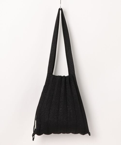 JOSEPH AND STACEY(ジョセフアンドステイシー)の「ラッキープリーツニットスターリー(M)(トートバッグ・レディース・ブラック/ベビーピンク/スカイブルー/ピンク/ベージュ/レッド系その他/ネイビー/カーキ/シルバー・M)」の10枚目の写真