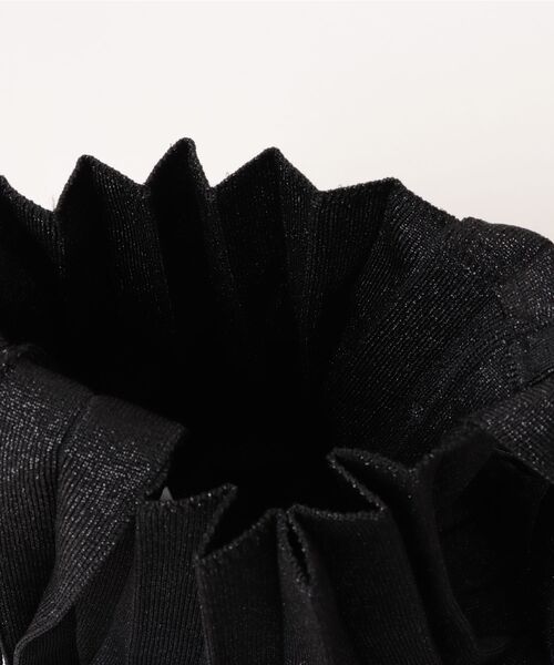 JOSEPH AND STACEY(ジョセフアンドステイシー)の「ラッキープリーツニットスターリー(M)(トートバッグ・レディース・ブラック/ベビーピンク/スカイブルー/ピンク/ベージュ/レッド系その他/ネイビー/カーキ/シルバー・M)」の12枚目の写真