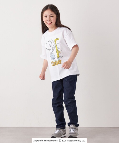 SHIPS any(シップス エニィ)の「SHIPS any: CASPER プリント コラボ Tシャツ◇(Tシャツ/カットソー・キッズ・ホワイト/ピンク・110/140/130/120)」の4枚目の写真