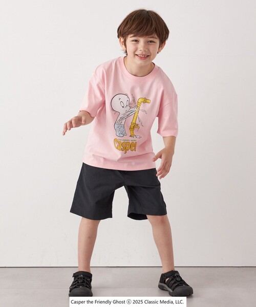 SHIPS any(シップス エニィ)の「SHIPS any: CASPER プリント コラボ Tシャツ◇(Tシャツ/カットソー・キッズ・ホワイト/ピンク・110/140/130/120)」の9枚目の写真