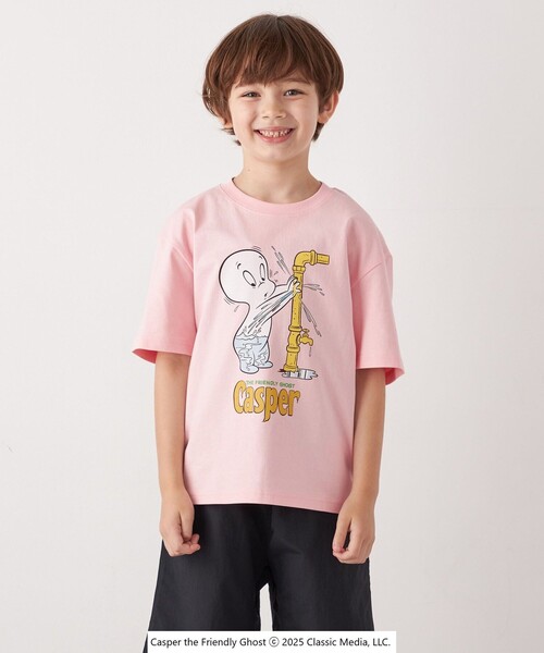 SHIPS any(シップス エニィ)の「SHIPS any: CASPER プリント コラボ Tシャツ◇(Tシャツ/カットソー・キッズ・ホワイト/ピンク・110/140/130/120)」の10枚目の写真