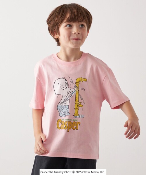 SHIPS any(シップス エニィ)の「SHIPS any: CASPER プリント コラボ Tシャツ◇(Tシャツ/カットソー・キッズ・ホワイト/ピンク・110/140/130/120)」の12枚目の写真