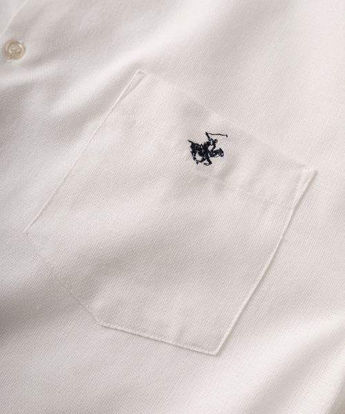 BEVERLY HILLS POLO CLUB(ビバリーヒルズポロクラブ)の「【71】【BEVERLY HILLS POLO CLUB/ビバリーヒルズポロクラブ】ブランドロゴ ワンポイント刺繍&BIGポケットデザイン シアー 半袖シャツ/ビッグシルエット(シャツ/ブラウス・メンズ・ブラック/ライトブルー/ネイビー/ホワイト・M/L/XL)」の7枚目の写真