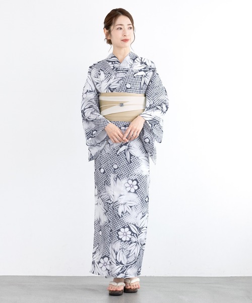 初心者でもプロの着姿”新二部式 セパレート浴衣3点セット（上衣