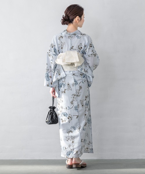 初心者でもプロの着姿”新二部式 セパレート浴衣3点セット（上衣