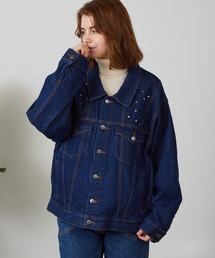 FREE MAX（フリーマックス）の「FREE MAX Switching Big Denim JKT 切替ビッグGジャン デニムジャケット（デニムジャケット）」
