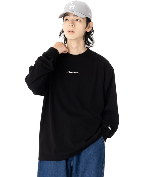 ニューエラ 長袖Tシャツ 手書き風ロゴ ロンT（Tシャツ/カットソー