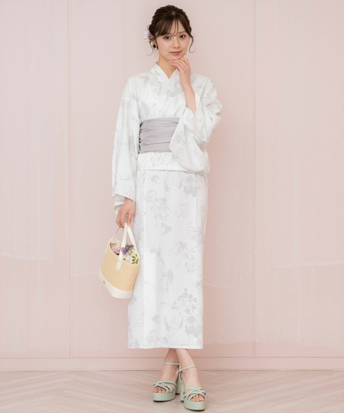 WILLSELECTION(ウィルセレクション)の「ニュアンスフラワー浴衣SET(ワンピース・レディース・ネイビー/ホワイト/ピンク・FREE)」の19枚目の写真