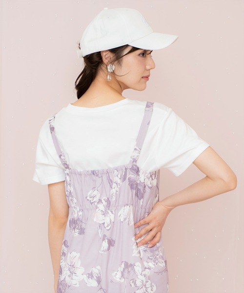 WILLSELECTION(ウィルセレクション)の「ニュアンスフラワー浴衣SET(ワンピース・レディース・ネイビー/ホワイト/ピンク・FREE)」の6枚目の写真